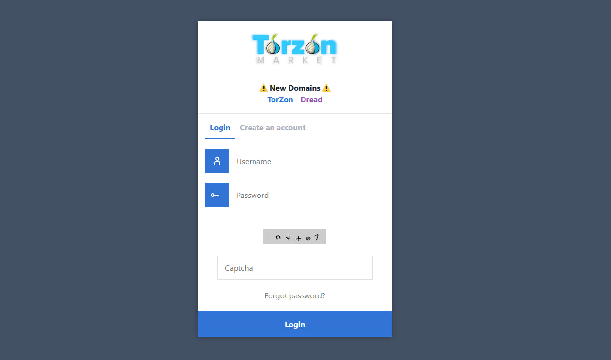 Torzon Darknet Market Login Page - Secure Access